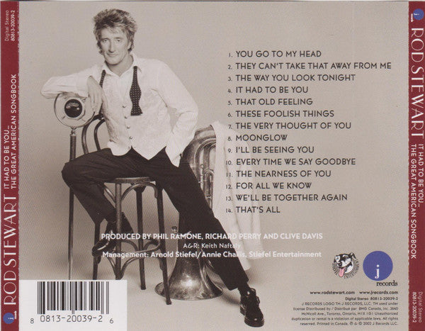 Rod Stewart : It Had To Be You... The Great American Songbook (CD, Album, RE)