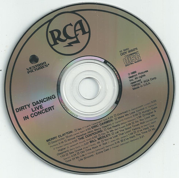 Various : Dirty Dancing - Live In Concert (CD, Club)