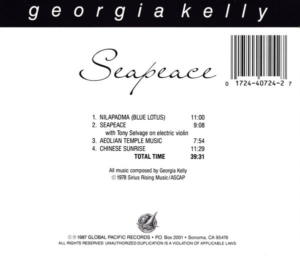 Georgia Kelly : Seapeace (CD, Album)