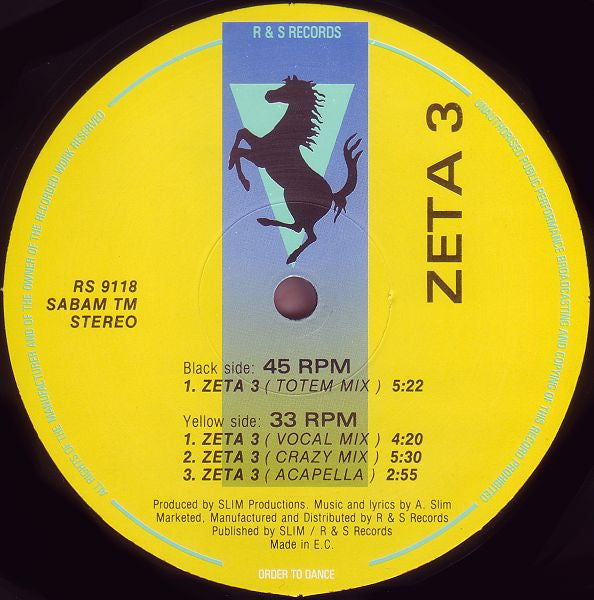 Zeta 3 : Zeta 3 (12")