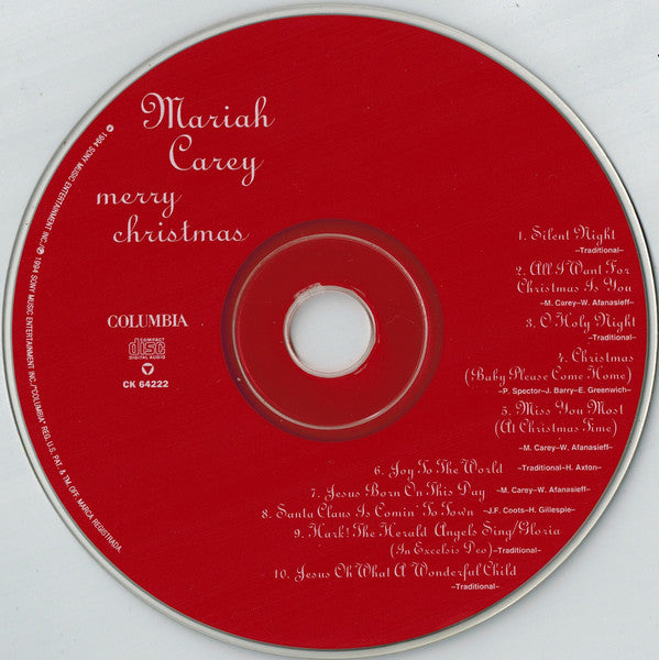 Mariah Carey : Merry Christmas (CD, Album, Son)