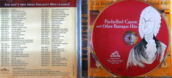 Various : Pachelbel Canon & Other Baroque Hits (CD, Comp)