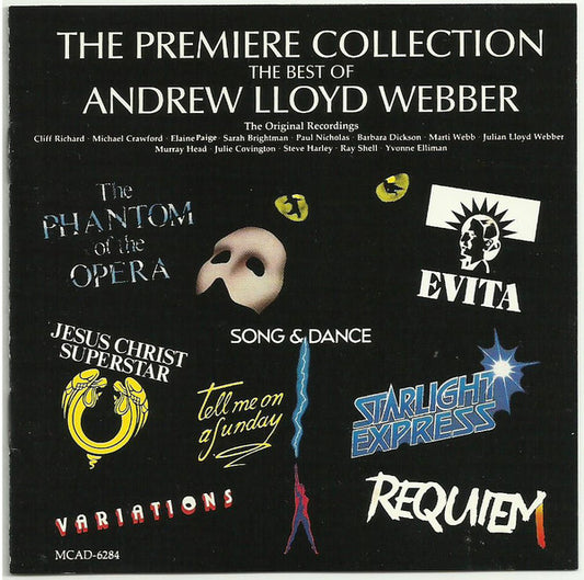 Various, Andrew Lloyd Webber : The Premiere Collection - The Best Of Andrew Lloyd Webber (CD, Comp, Club)