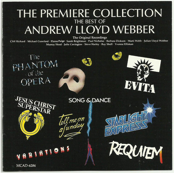 Various, Andrew Lloyd Webber : The Premiere Collection - The Best Of Andrew Lloyd Webber (CD, Comp, Club)