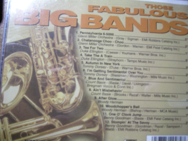 Various : Those Fabulous Big Bands (CD, Comp)