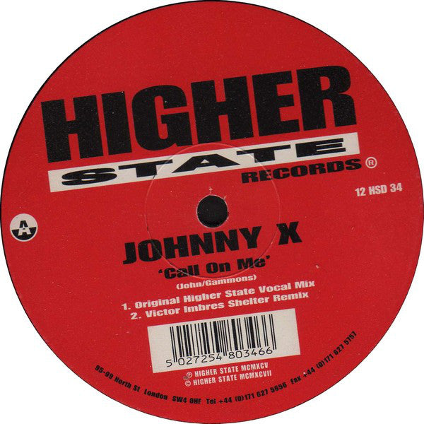 Johnny X (6) : Call On Me (12")