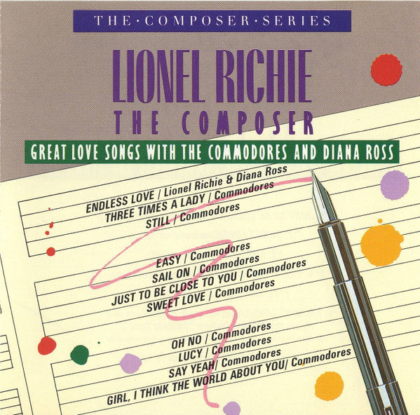 Lionel Richie : The Composer: Great Love Songs With The Commodores And Diana Ross (CD, Comp, Club)