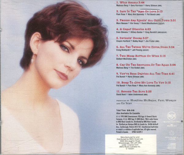 Martina McBride : Wild Angels (CD, Album, Club)