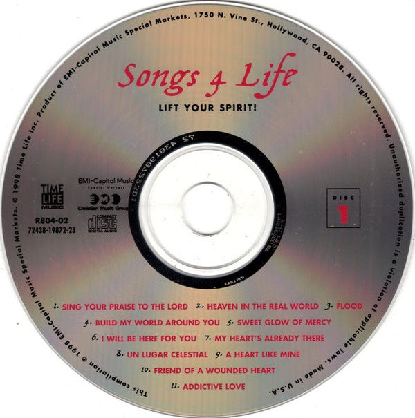 Various : Songs 4 Life - Lift Your Spirit (2xCD, Comp)