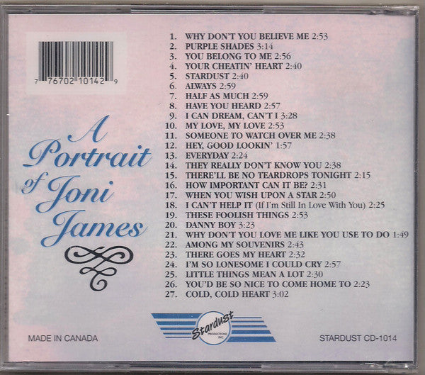 Joni James : A Portrait Of Joni James (CD, Comp)