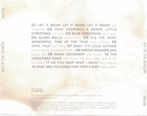 Various : Joy of The Season (CD, Comp)