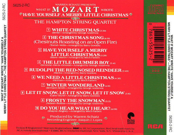 The Hampton String Quartet : What If Mozart Wrote "Have Yourself A Merry Little Christmas" (CD, Album)