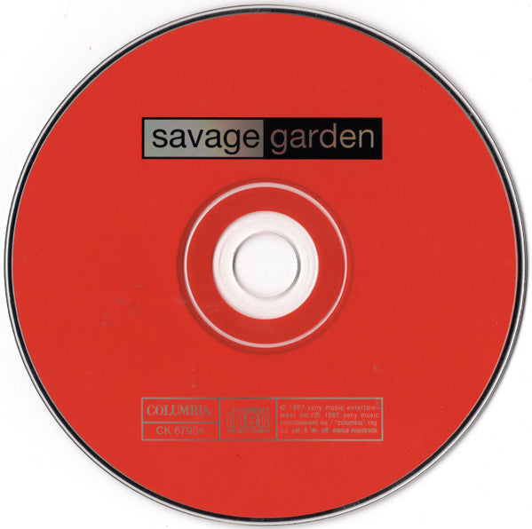 Savage Garden : Savage Garden (CD, Album, Son)