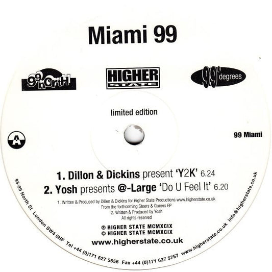 Various : Miami 99 (12", Ltd)
