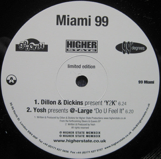 Various : Miami 99 (12", Ltd)