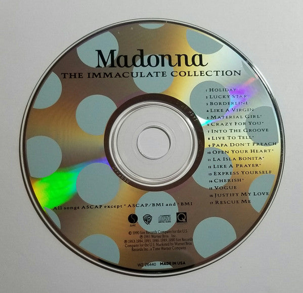 Madonna : The Immaculate Collection (CD, Comp)