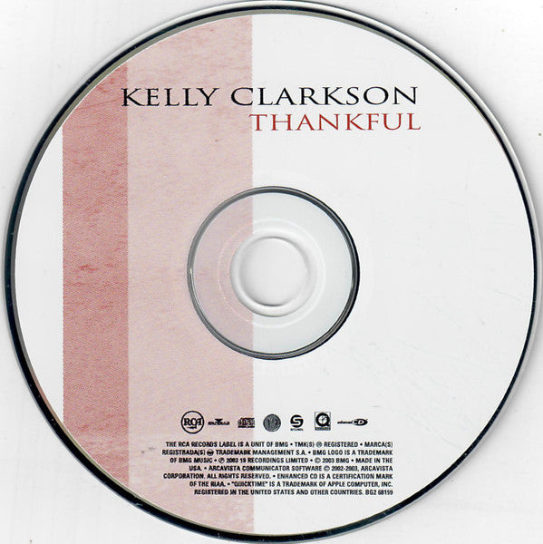 Kelly Clarkson : Thankful (CD, Album, Club, Enh)