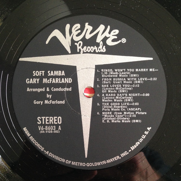 Gary McFarland : Soft Samba (LP, Album, Gat)