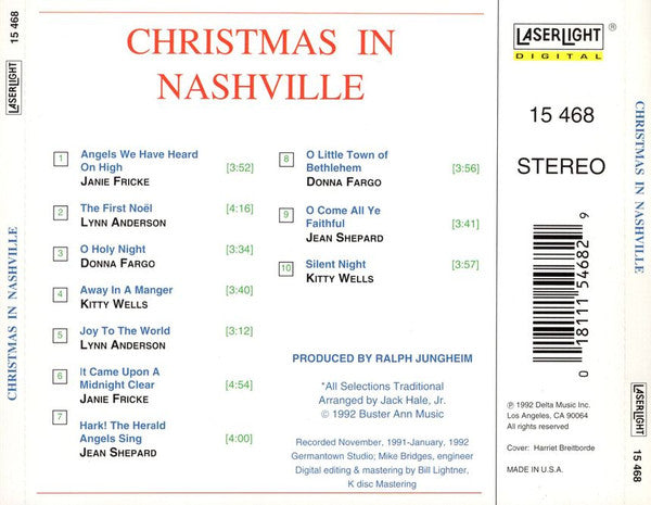 Various : Christmas In Nashville (CD, Comp)