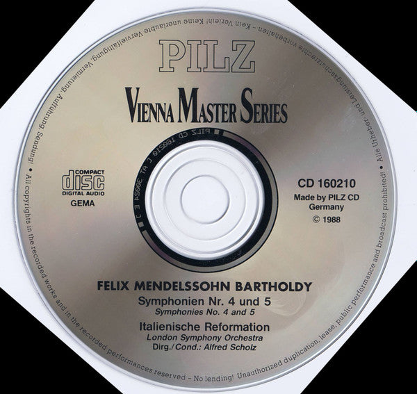 F. Mendelssohn Bartholdy* : A Midsummer Night's Dream, Symphonies No. 4 & 5 (2xCD, Comp)