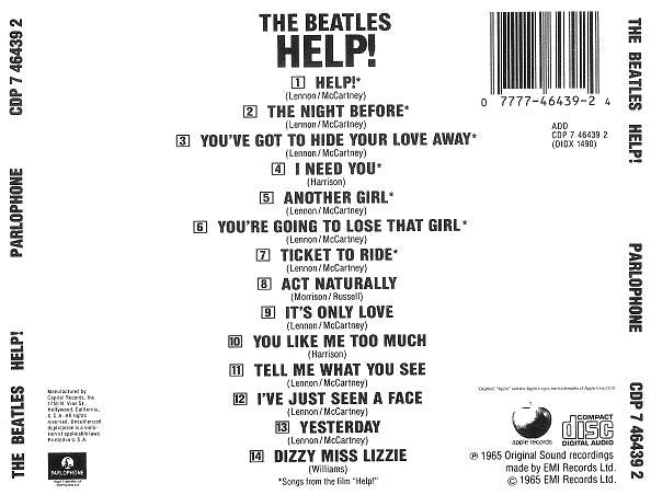 The Beatles : Help! (CD, Album, RE, EMI)