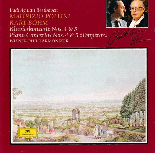 Ludwig van Beethoven - Maurizio Pollini, Karl Böhm, Wiener Philharmoniker : Klavierkonzerte Nos. 4 & 5 • Piano Concertos Nos. 4 & 5 "Emperor" (CD, Comp, RE, RM)