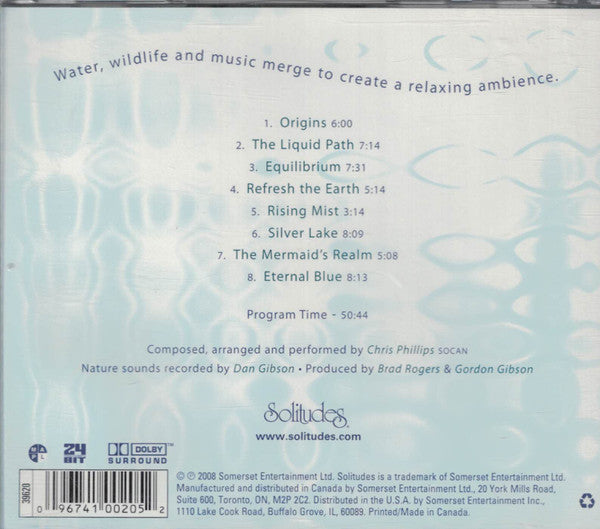 Chris Phillips, Dan Gibson : H2O - A Solitudes Ambient Experience (CD, Album, Dol)
