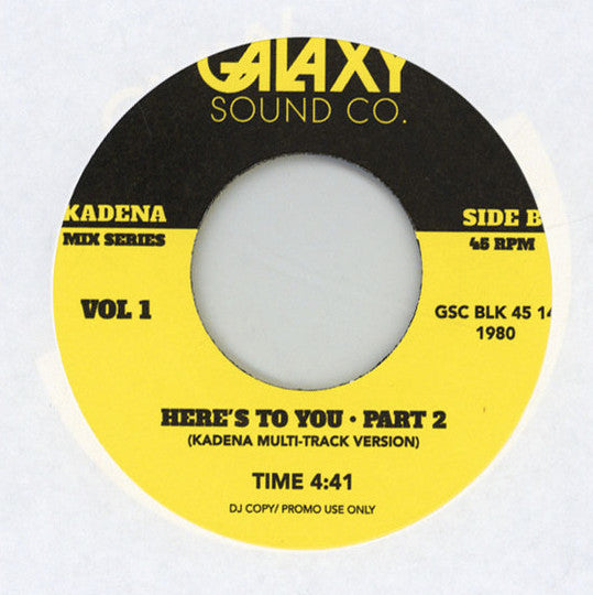 Skyy – Here's To You - Part 1 & 2 [7”]