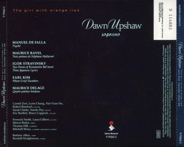 Dawn Upshaw : The Girl With Orange Lips (CD, Album, Club)