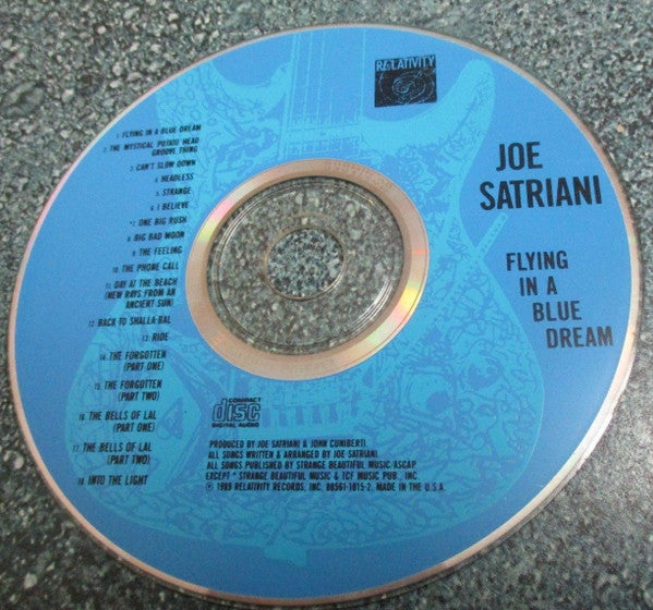 Joe Satriani : Flying In A Blue Dream (CD, Album, Club)