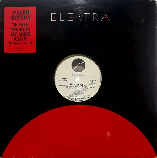 Peabo Bryson : If Ever You're In My Arms Again (12", Promo)