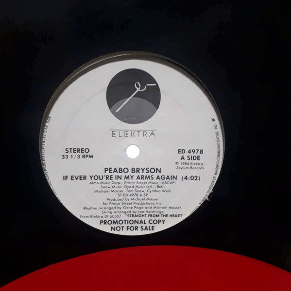 Peabo Bryson : If Ever You're In My Arms Again (12", Promo)