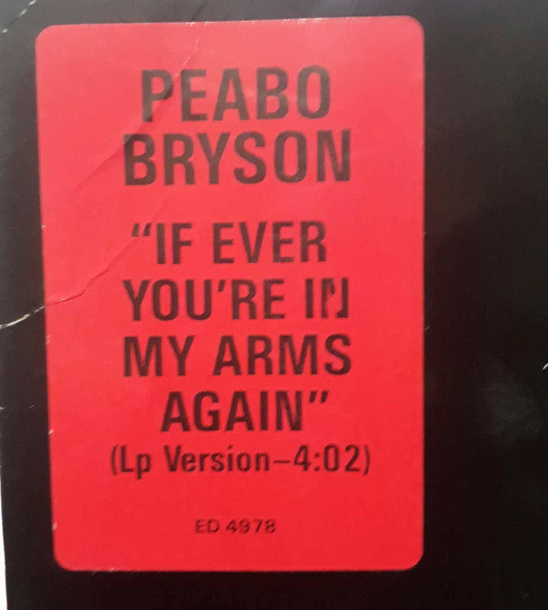 Peabo Bryson : If Ever You're In My Arms Again (12", Promo)