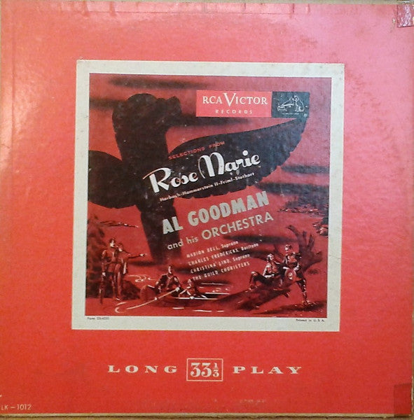 Al Goodman And His Orchestra And The Guild Choristers : Rose-Marie (LP)
