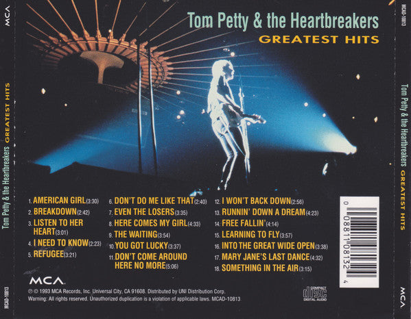 Tom Petty & The Heartbreakers* : Greatest Hits (CD, Comp, RE)