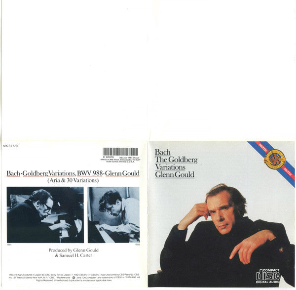 Bach* - Glenn Gould : The Goldberg Variations (CD, Album, Club, RE)