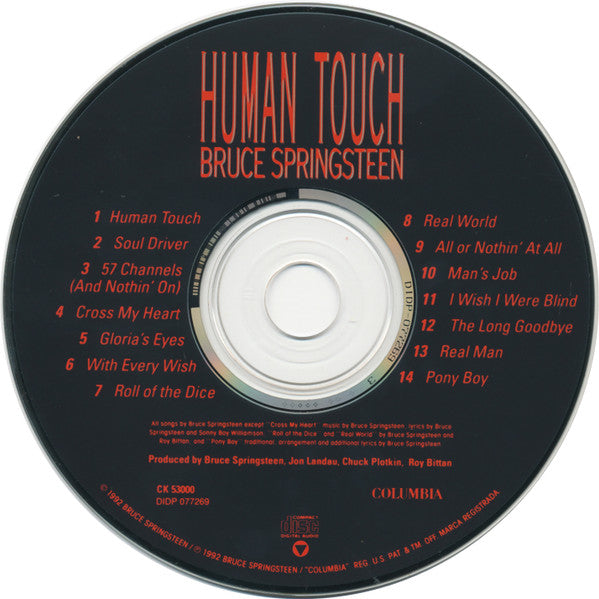 Bruce Springsteen : Human Touch (CD, Album)