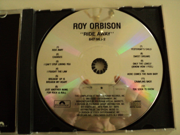 Roy Orbison : Roy Orbison Ride Away (CD, Album, Comp)