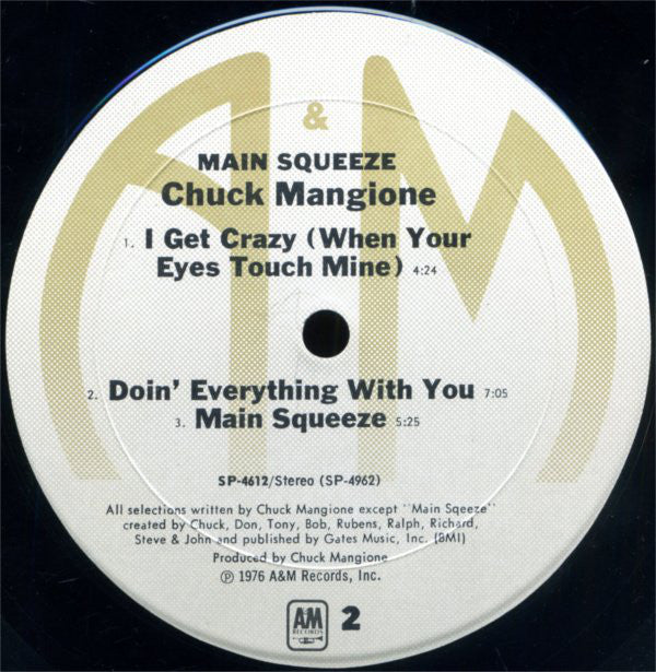 Chuck Mangione : Main Squeeze (LP, Album)