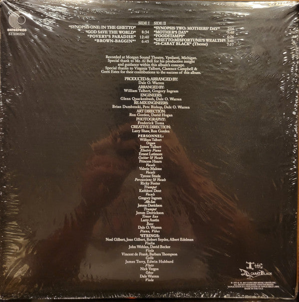 The 24-Carat Black* : Ghetto: Misfortune's Wealth (LP, Album, RE, RM, 180)