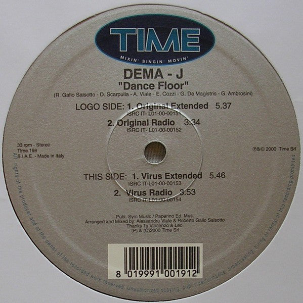 Dema-J : Dance Floor (12")