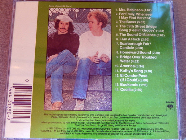 Simon And Garfunkel* : Simon And Garfunkel's Greatest Hits (CD, Comp, RE, Pit)