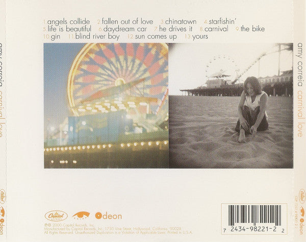 Amy Correia : Carnival Love (CD, Album)