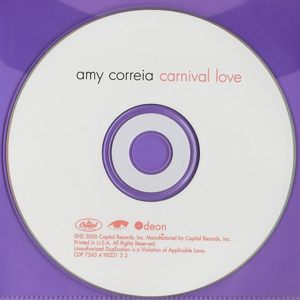 Amy Correia : Carnival Love (CD, Album)