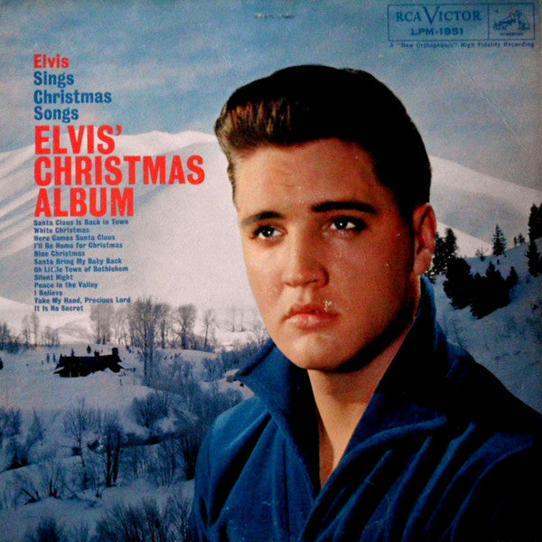 Elvis Presley : Elvis' Christmas Album (LP, Album, Mono, RE, Ind)