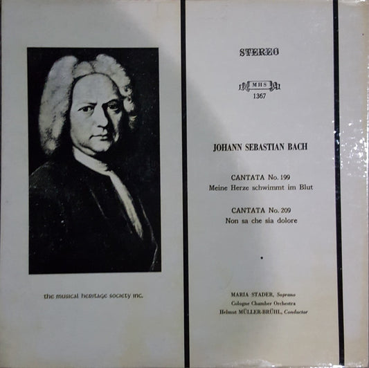 Johann Sebastian Bach : Bach: Cantata No. 199/ Cantata No. 209 (LP, Album)