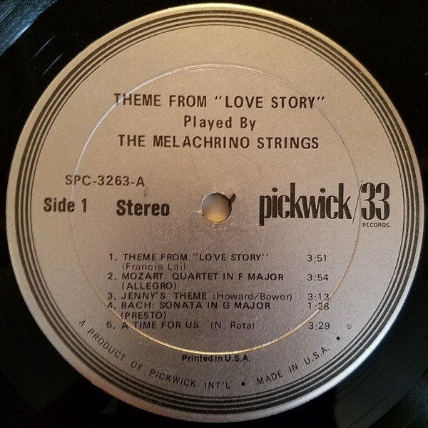 The Melachrino Strings : Theme From "Love Story" Played By The Melachrino Strings (LP, Album)