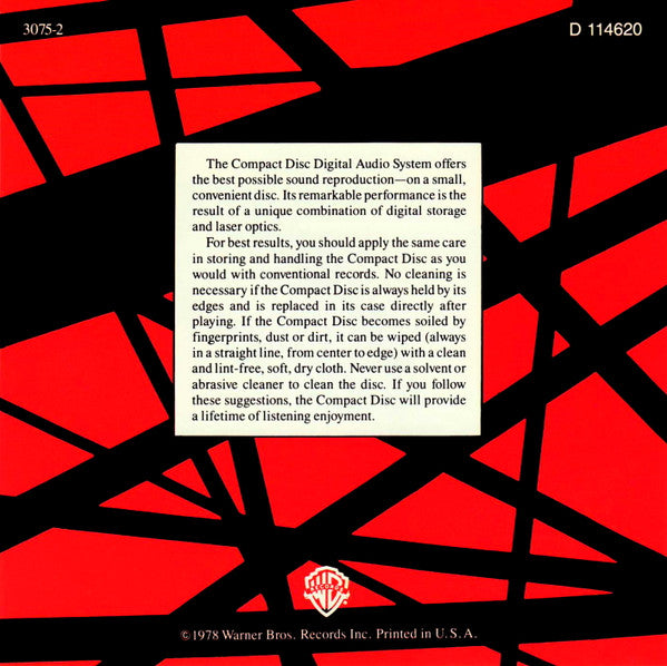 Van Halen : Van Halen (CD, Album, Club, RE, RP)