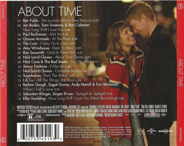 Various : About Time (Original Motion Picture Soundtrack) (CD, Comp)