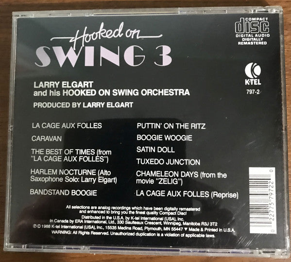 Larry Elgart And His Hooked On Swing Orchestra : Hooked On Swing 3 (CD-ROM, Album)